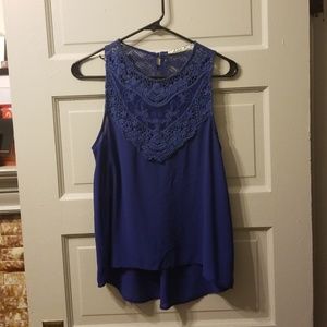 blue dress top